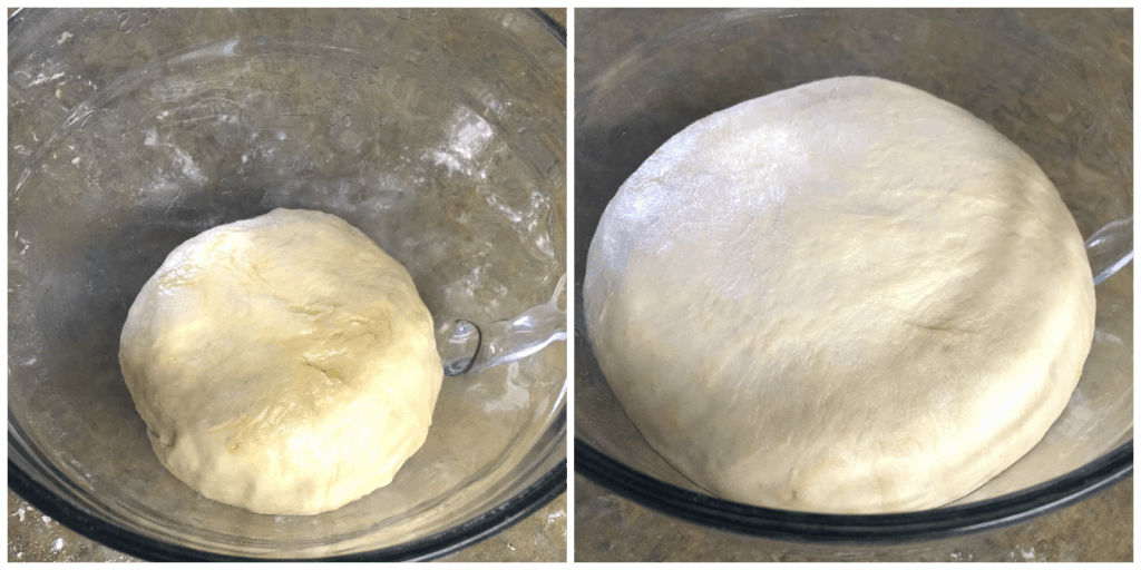 Learn the Secret to No Flop homemade Pizza Crust! This simple trick will have you make you a homemade pizza pro. Includes an easy pizza dough recipe too!