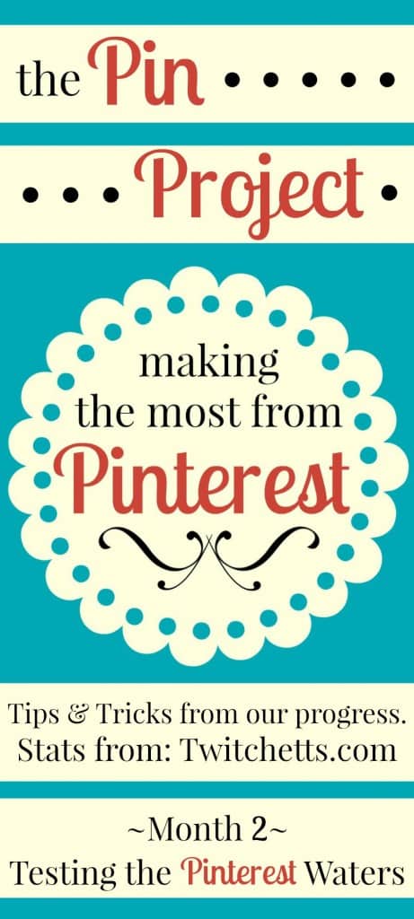 The Pin Project-Tips, tricks, and stats from our PInterest challenge. Month 2.