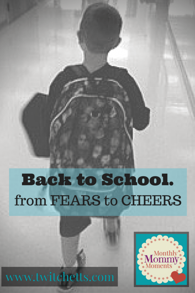 The emotional roller-coaster that comes each year a new school year begins. Back to school from fears to cheers.