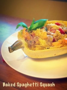 Spaghetti squash is tasty and a great substitute for pasta. 
