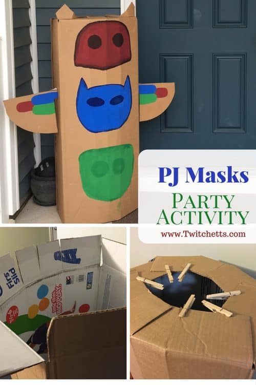 This DiY PJ Masks Headquarters is a perfect addition to your PJ Masks Party. We used this PJ Masks HQ for our party activity! 