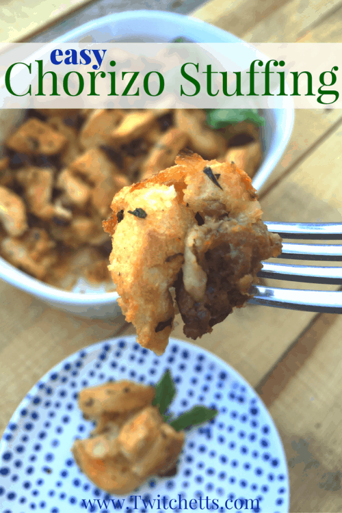 This year change it up and make this easy chorizo stuffing for your holiday meal. This holiday dressing makes a great Thanksgiving side dish or have it for Christmas dinner!