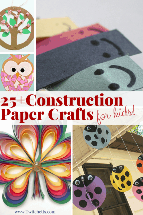 Construction Paper Crafts For Kids ~ A Roundup of Paper Craft Inspiration