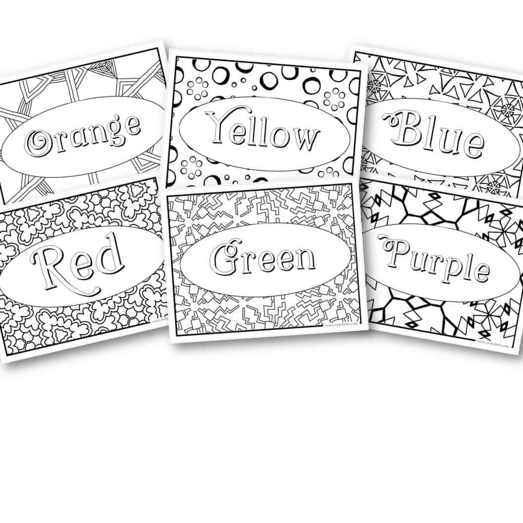 Rainbow Coloring Pages - Twitchetts