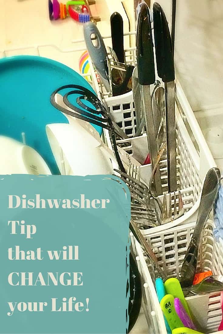 A quick dishwasher tip that will help save time. And saving time while cleaning will change your life.