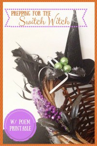 Start your switch witch Halloween tradition with these fun baskets and cute poem. Free Poem Printable