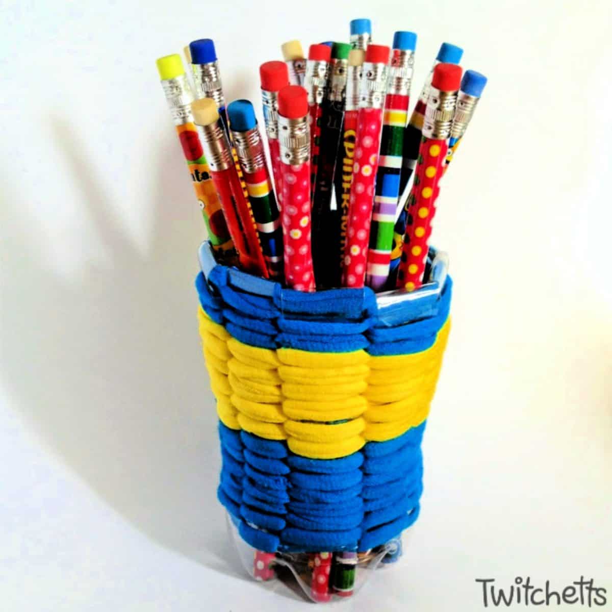 Recycled Pencil Holder From Bottle 