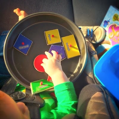 Road Trips with Toddlers. Quick ideas to keep younger children busy in long car rides.