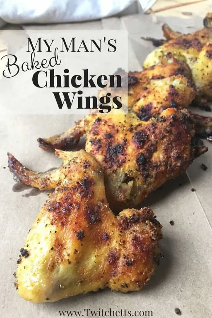 These Baked Chicken Wings are cooked slow and low and finished off with some heat. As football food or a fun dinner, anyone can make this tasty appetizer.