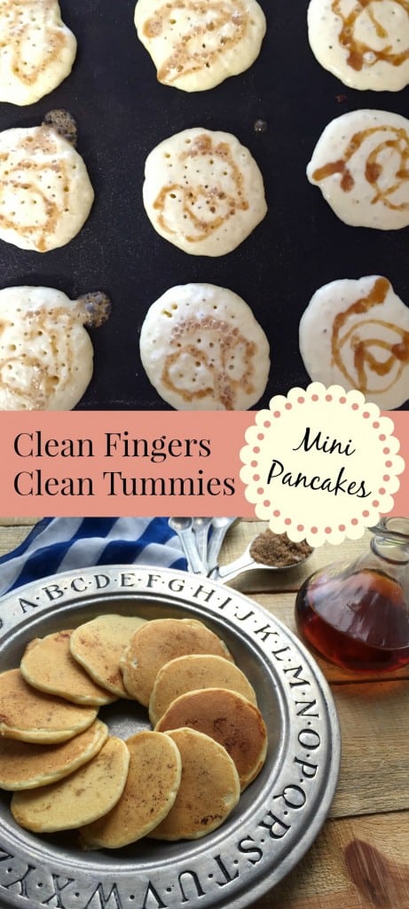 Clean Fingers Clean Tummies Mini Pancakes Tall Pin