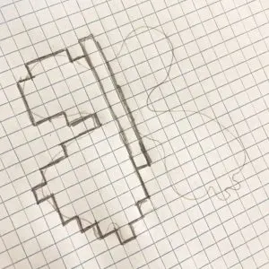 butter fly template for perler beads