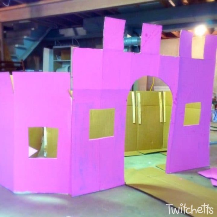 How to Make a Cardboard Castle an easy step by step tutorial Twitchetts