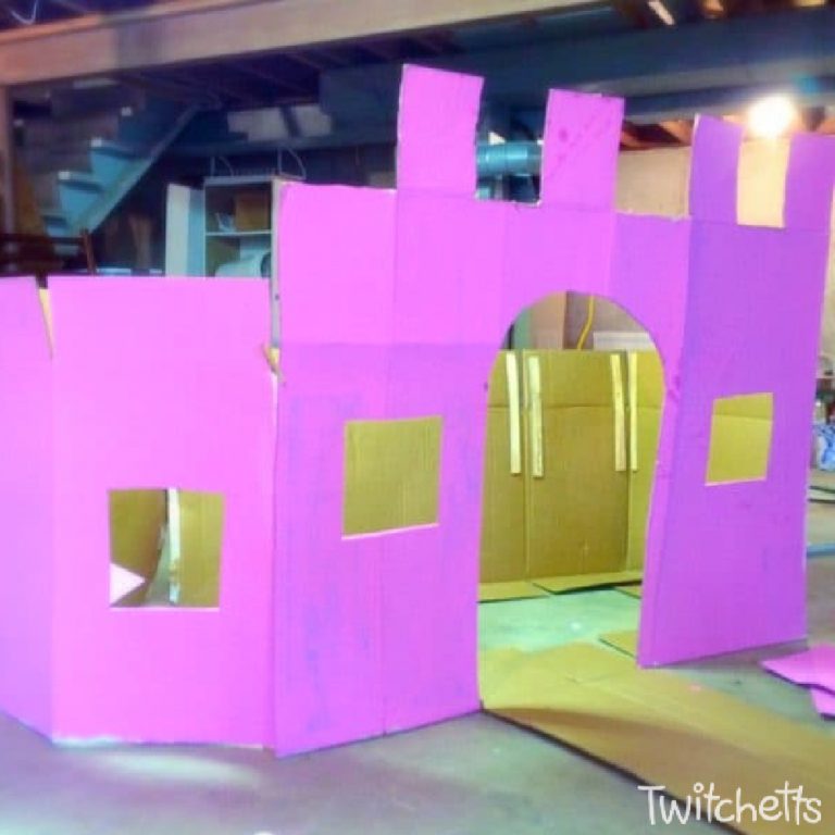 How to Make a Cardboard Castle: an easy step by step tutorial - Twitchetts