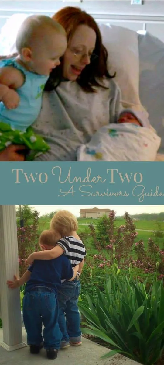 Two Under Two-Real tips for surviving baby bunching 2 under 2, from someone who's done it.