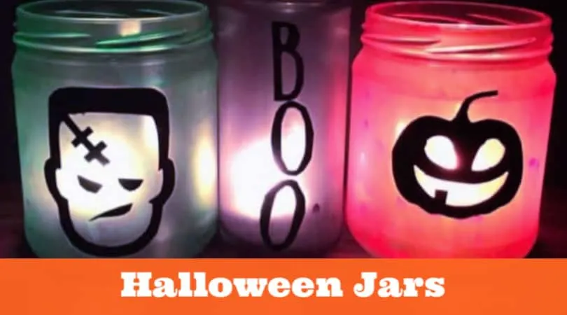 These decorative Halloween jars are easy and fun to make. Kids will love helping to create these recycled Halloween decorations!