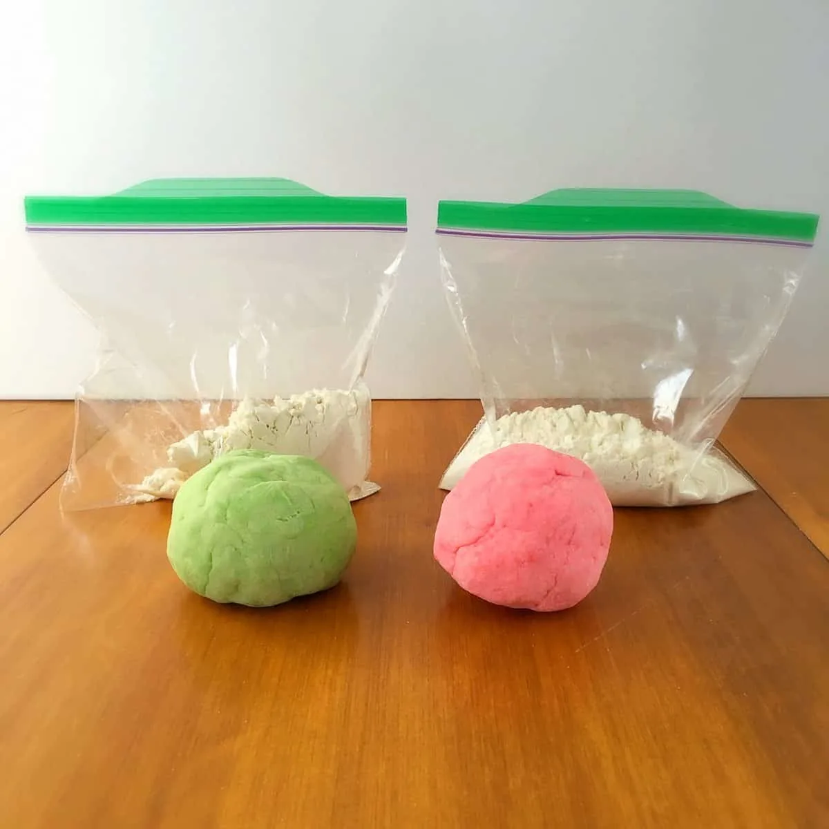 Homemade Color Surprise Play Dough - From ABCs to ACTs