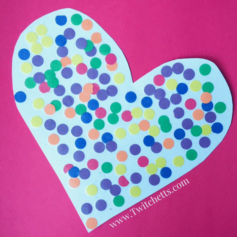 Make this fun Rainbow Dot Heart or these Rainbow Bookmarks are the perfect toddler craft. Teach color recognition, fine motor skills, and create a beautiful keepsake too!