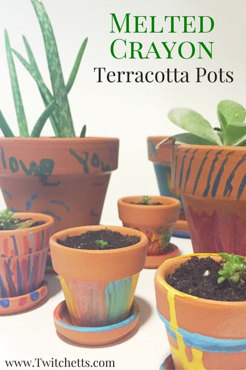 There are so many ways to make decorated terracotta pots. This kids craft is so much fun! Perfect as a homemade Mother's Day gift or birthday present.