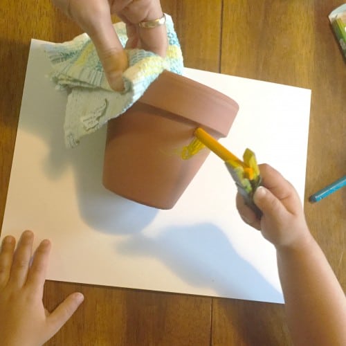 There are so many ways to make decorated terracotta pots. This kids craft is so much fun! Perfect as a homemade Mother's Day gift or birthday present.