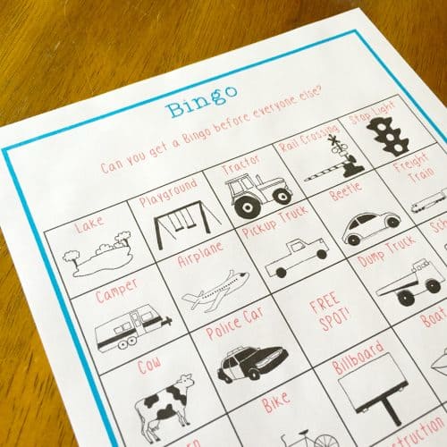 Free Road Trip Bingo Printable - Add this free printable to your next car ride to make it feel shorter. A fun round of travel bingo is just what your family vacation needs!