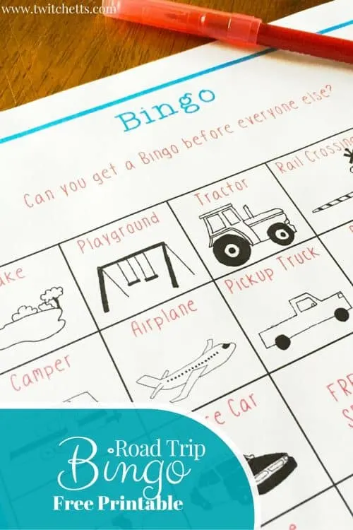 Free Road Trip Bingo Printable - Add this free printable to your next car ride to make it feel shorter. A fun round of travel bingo is just what your family vacation needs!