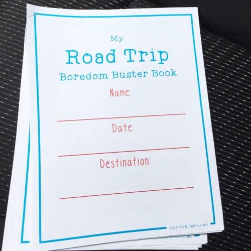 Printable Road Trip Activities-Make the car ride easier with these boredom buster books. From Bingo to I spy and all sorts of other fun activities. Perfect for your family vacation.