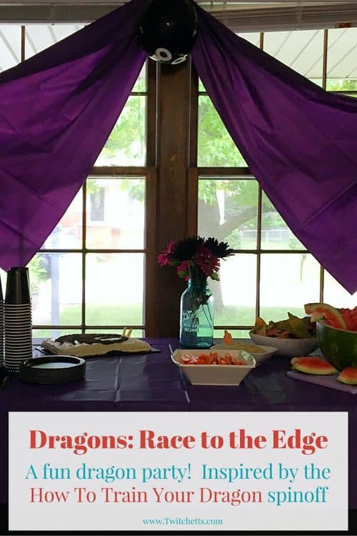 Dragons Race To The Edge party. A Netflix spin-off of How To Train Your Dragon. It was a fun dragon party that the kiddos loved at her birthday party