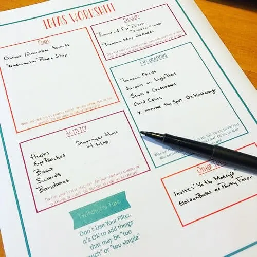 Easy Party Planning Guidebook-Get the help you need to plan your next kids' party. Party Planning can be easy with this simple guide. Includes 9 pages of party planning worksheets to help. Everything from planning the menu to the party decorations, the party theme to the fun activity.
