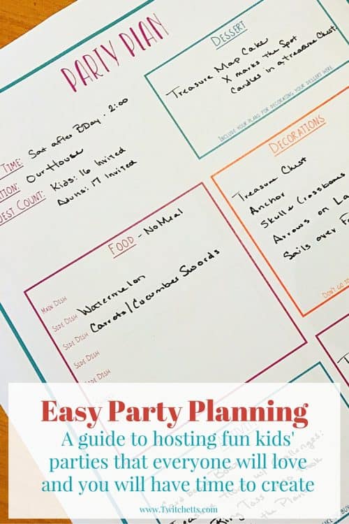 Easy Party Planning Guidebook-Get the help you need to plan your next kids' party. Party Planning can be easy with this simple guide. Includes 9 pages of party planning worksheets to help. Everything from planning the menu to the party decorations, the party theme to the fun activity.