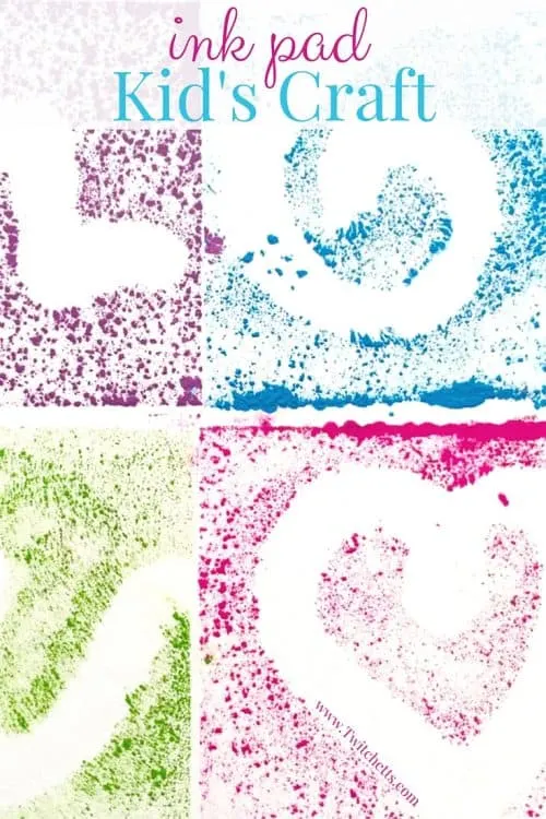 Ink Pad Kid's Craft-Grab your ink pad and have fun creating these fun designs. This easy kids craft is fast to set up and will keep them busy!