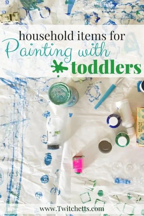 Ditch the paintbrush and find some of these fun household items for painting!