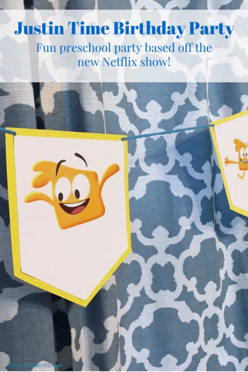 Justin Time Birthday Party-Activities, food, and decorations for a Justin Time themed party based off of the Netflix original show Justin Time Go