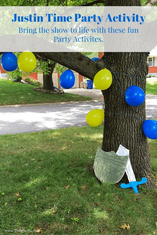 Justin Time Party Activity for a Justin Time themed party based off of the Netflix original show Justin Time Go