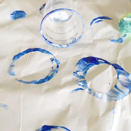 Ditch the paintbrush and find some of these fun household items for painting!