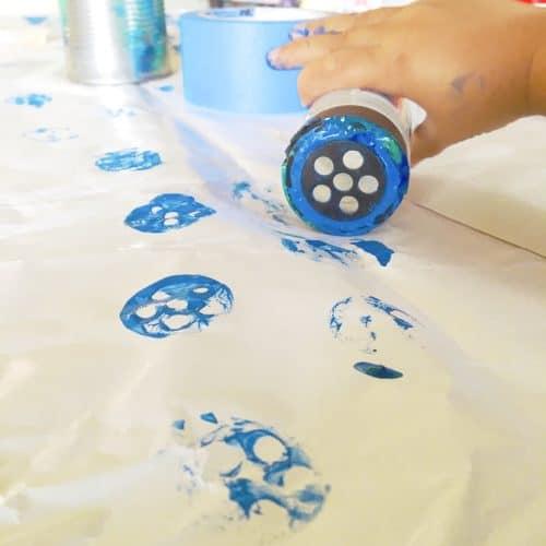 Ditch the paintbrush and find some of these fun household items for painting!