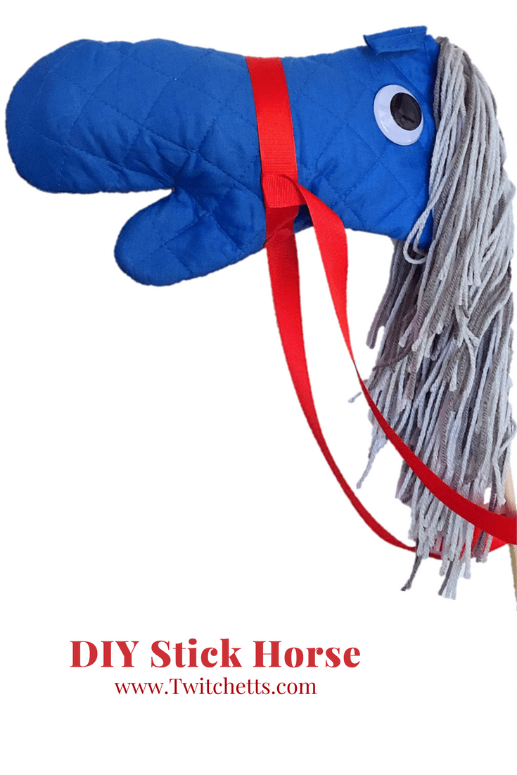 How to make an inexpensive DIY stick horse Dollar store party favors