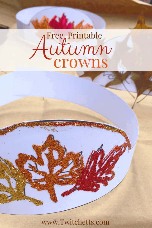 Print off your Printable Autumn Crown for your little one for some fall fun! This leaf activity can be done so many ways. 