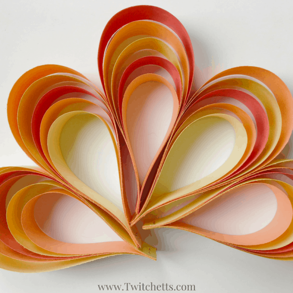 How to make an easy 3D construction paper turkey craft Twitchetts