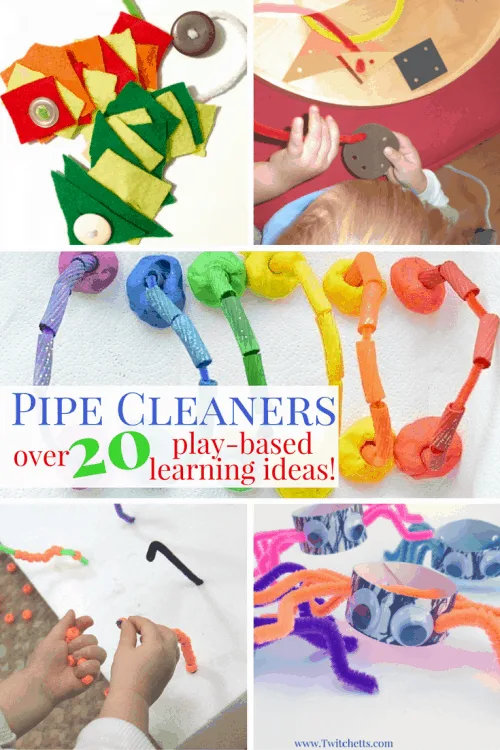 Fine Motor Skills with Pipe Cleaners - Preschool Mom