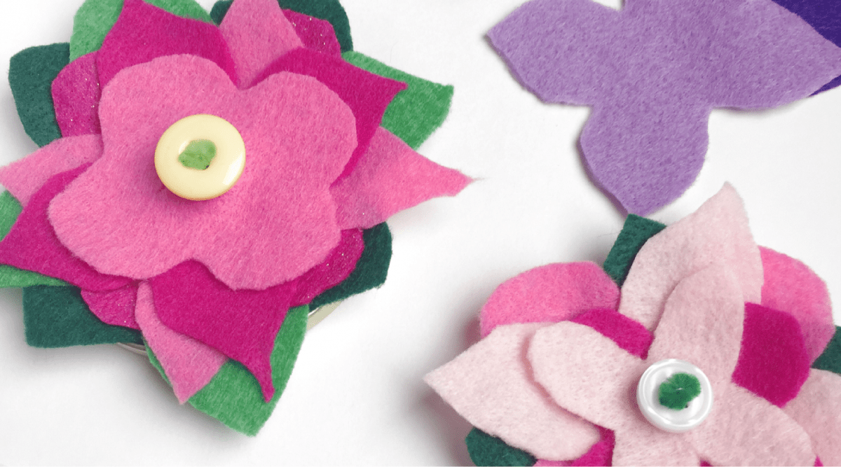 Save a few jar lids to make these super cute button practice felt flowers! Fine Motor, Hand eye coordination, and a good skill to master for any kid.
