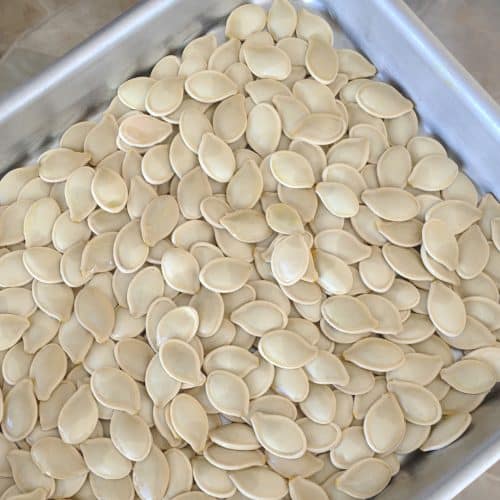 Sweet and Savory Pumpkin Seeds will become a staple of your holiday season. 