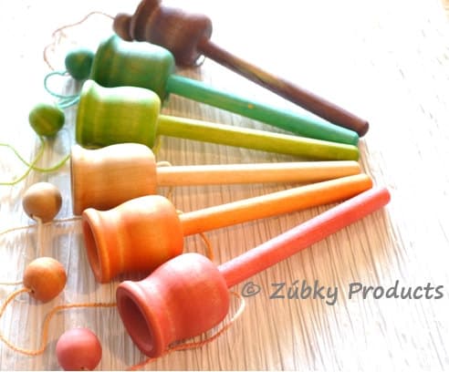 Colored Wooden Toys // Zubky