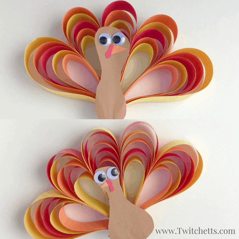 Make this construction paper turkey craft this year! This Thanksgiving craft is going to be a favorite to make over and over!