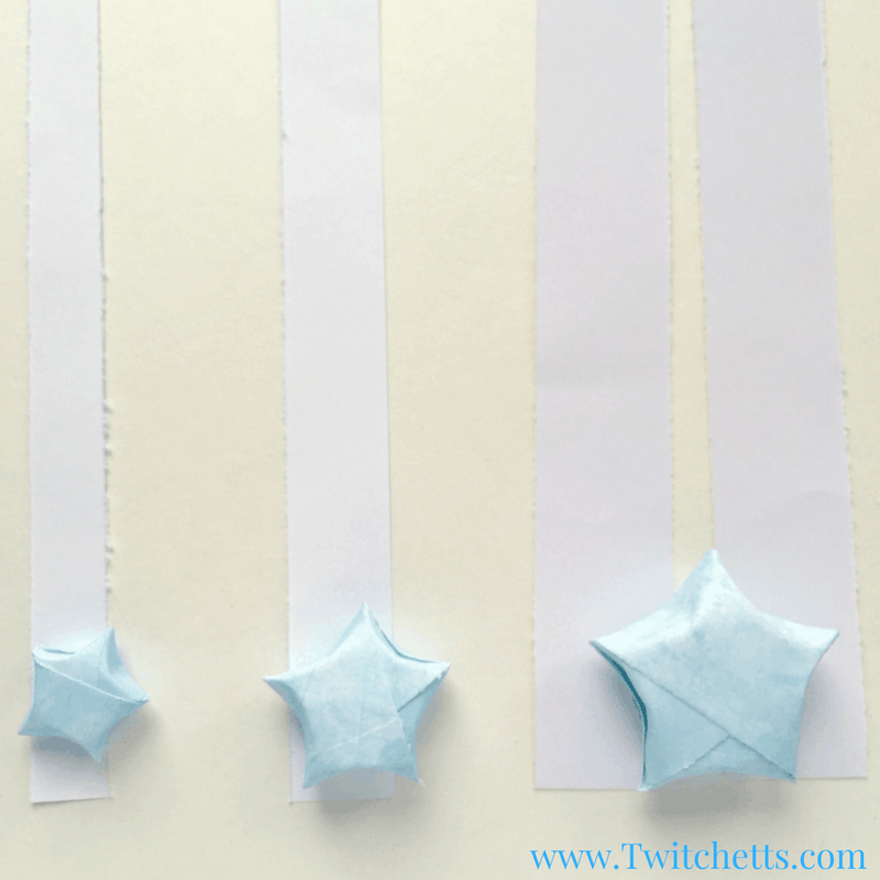 DiY Paper Star Ornaments - Twitchetts