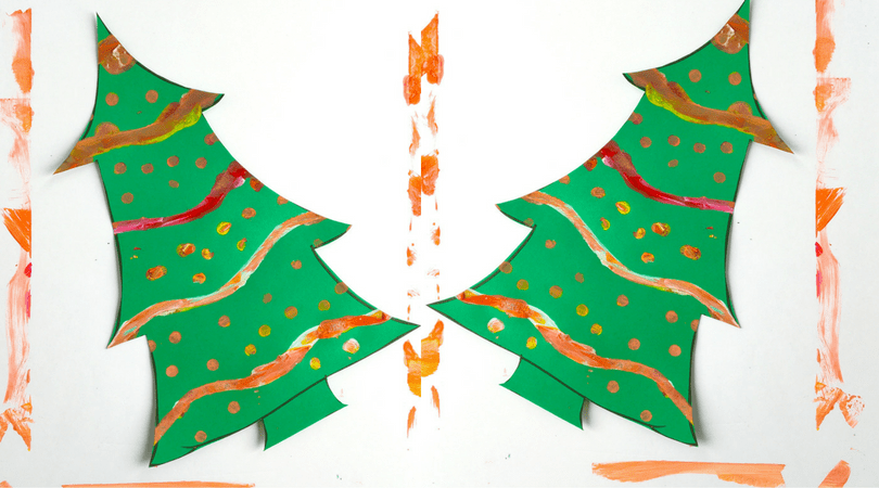 These Painted Paper Christmas trees are the perfect Christmas craft for kids of all ages.