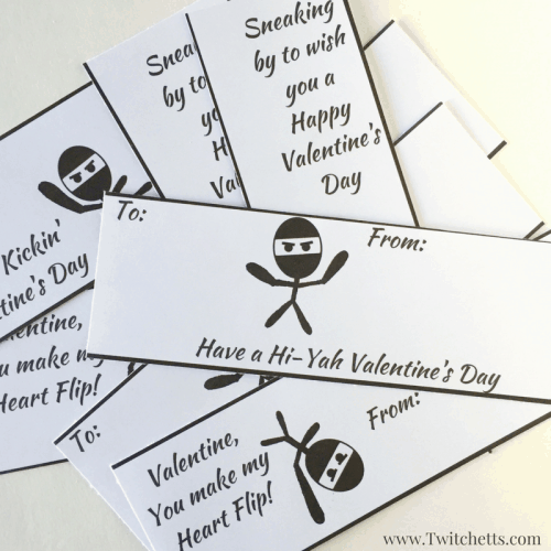 Grab these fun Printable Valentines! They are a fun non-candy Valentine for boys and girls to pass out!