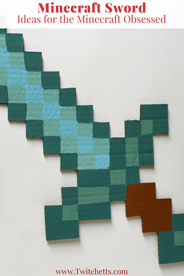 Minecraft Sword ~ Minecraft Party Ideas - Twitchetts