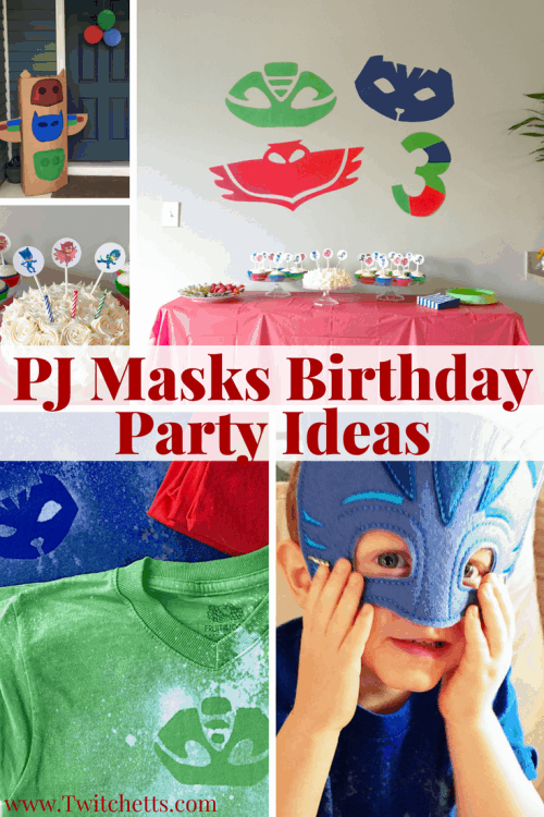 PJ Masks Birthday Party Ideas-Roundup of ideas for a fun PJ Masks party! From games to food and all the decorations!