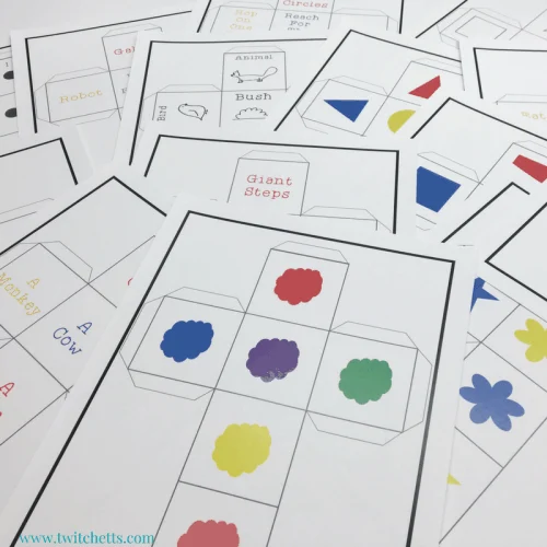 dice games for kids printable dice pack twitchetts