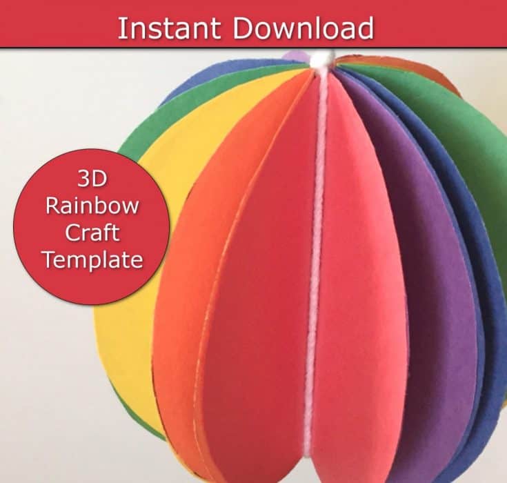 Construction Paper Crafts for Kids Rainbow Spheres Twitchetts